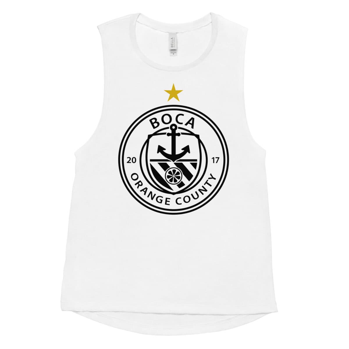 Boca OC Crest Ladies’ Muscle Tank