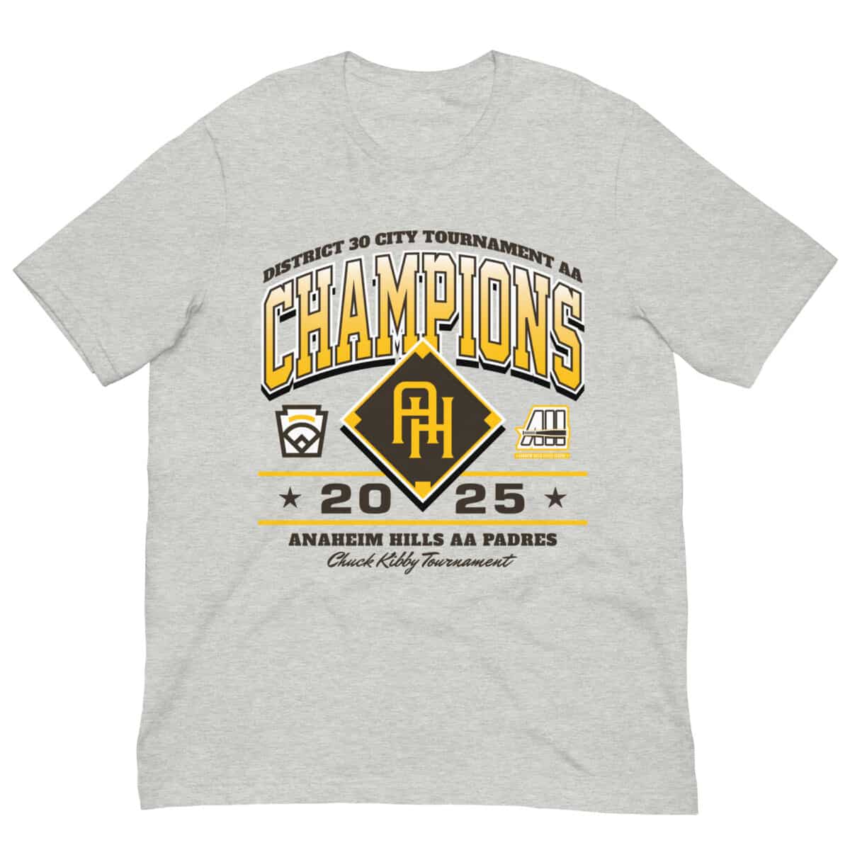 Anaheim Hills Padres District 30 Championship Tee - Image 4