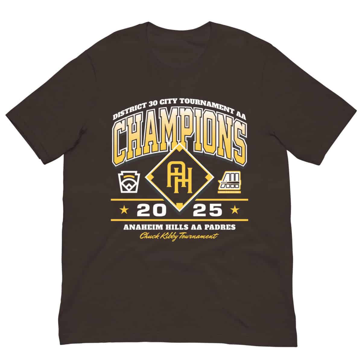 Anaheim Hills Padres District 30 Championship Tee