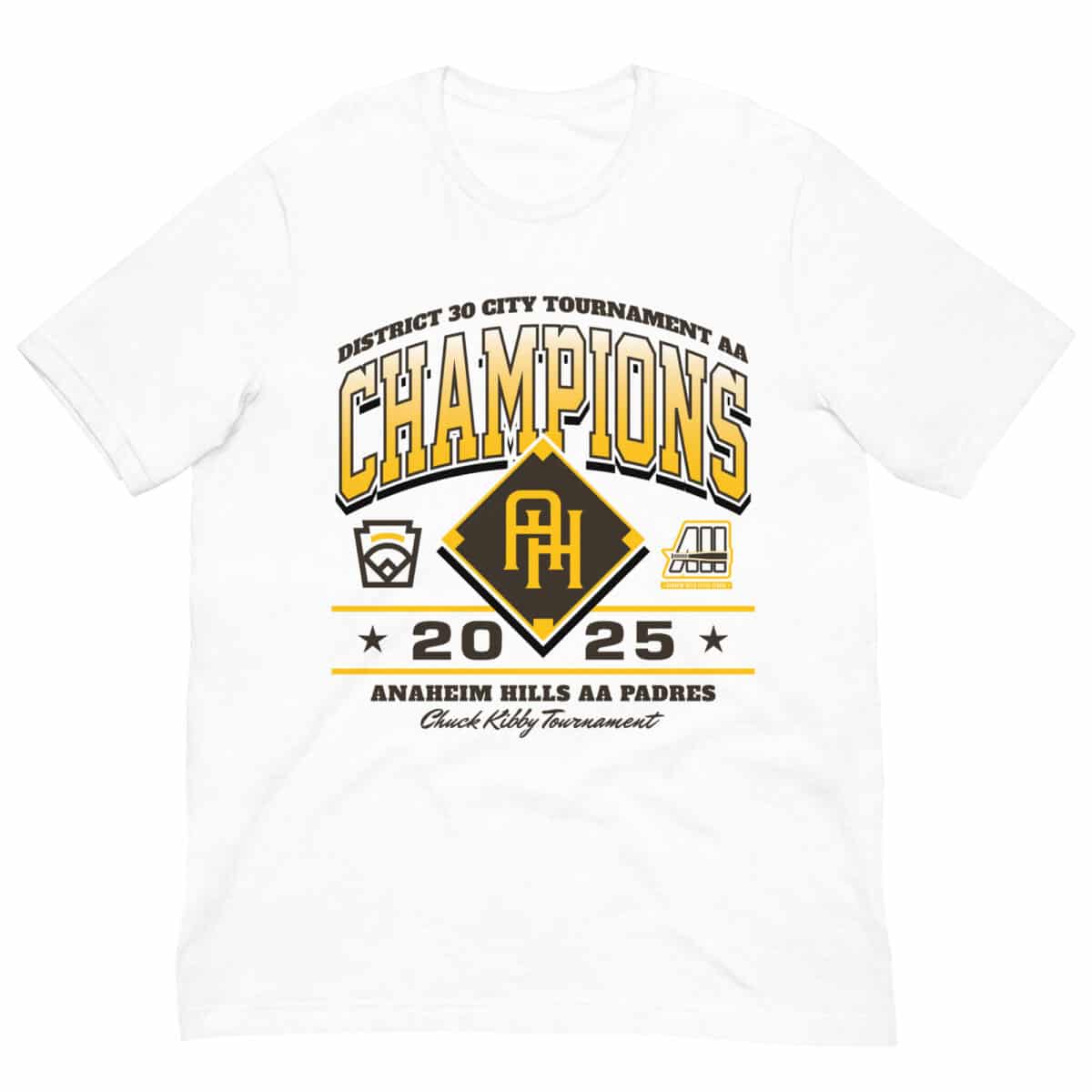 Anaheim Hills Padres District 30 Championship Tee - Image 3