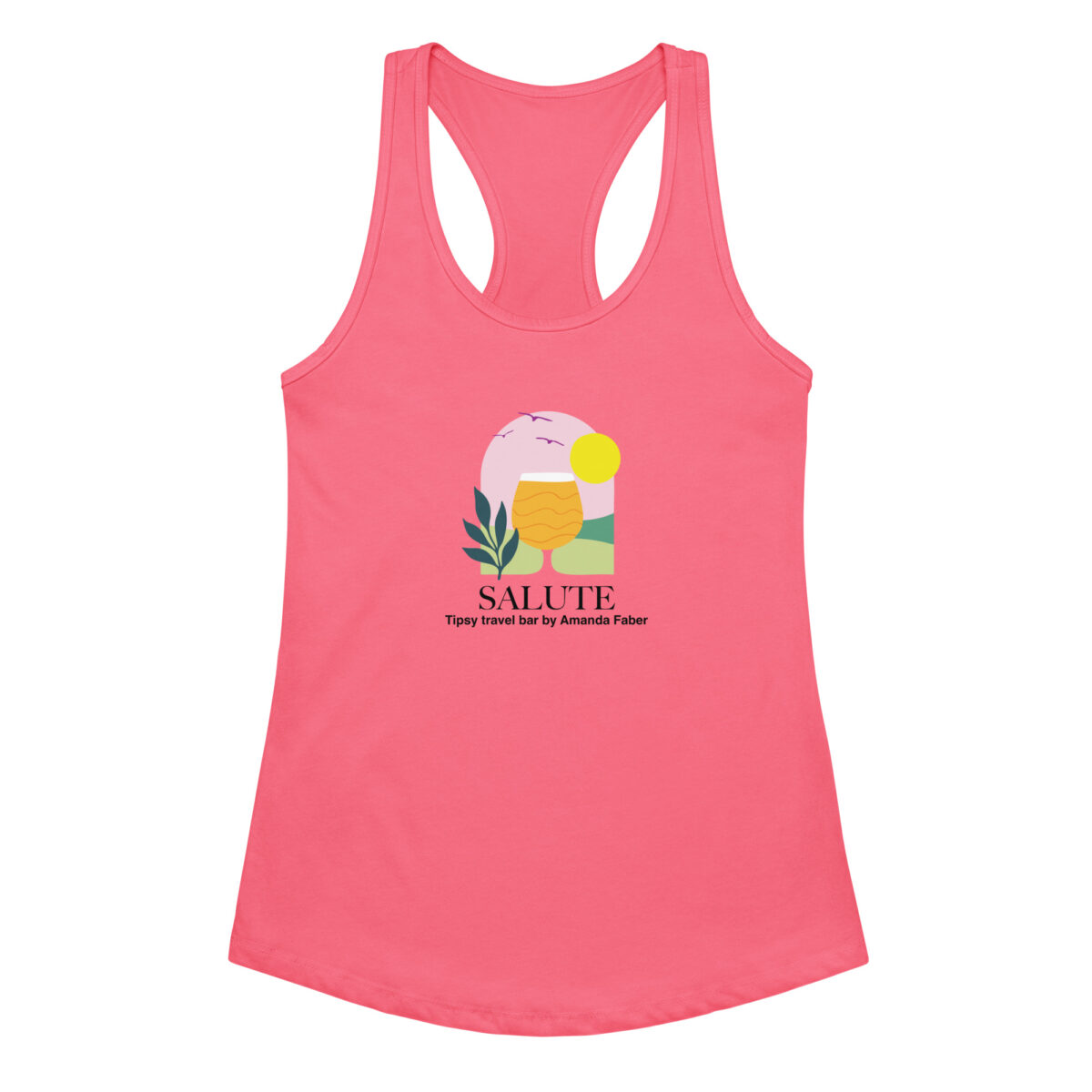 Salute Women’s fitted Tank Top - Image 2